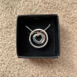 Avon Floating Heart Necklace